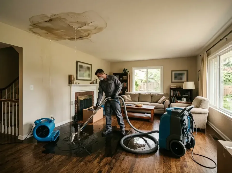 attic-pipe-burst-ceiling-drip-008 — frequently asked questions, Water Damage Restoration & Carpet Care in Hampton, VA